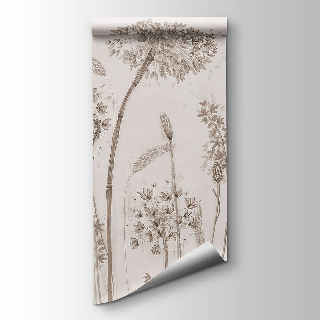 Flores en tallos finos — vista del producto