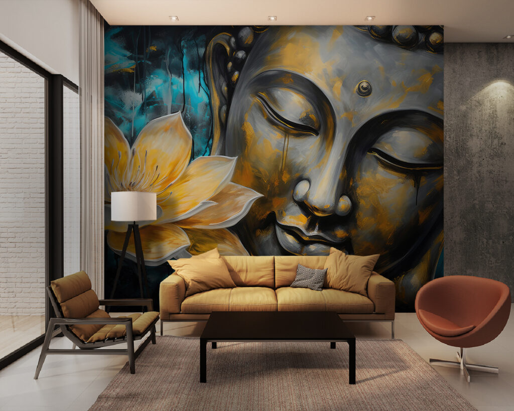 Buda con loto dorado — interior 1