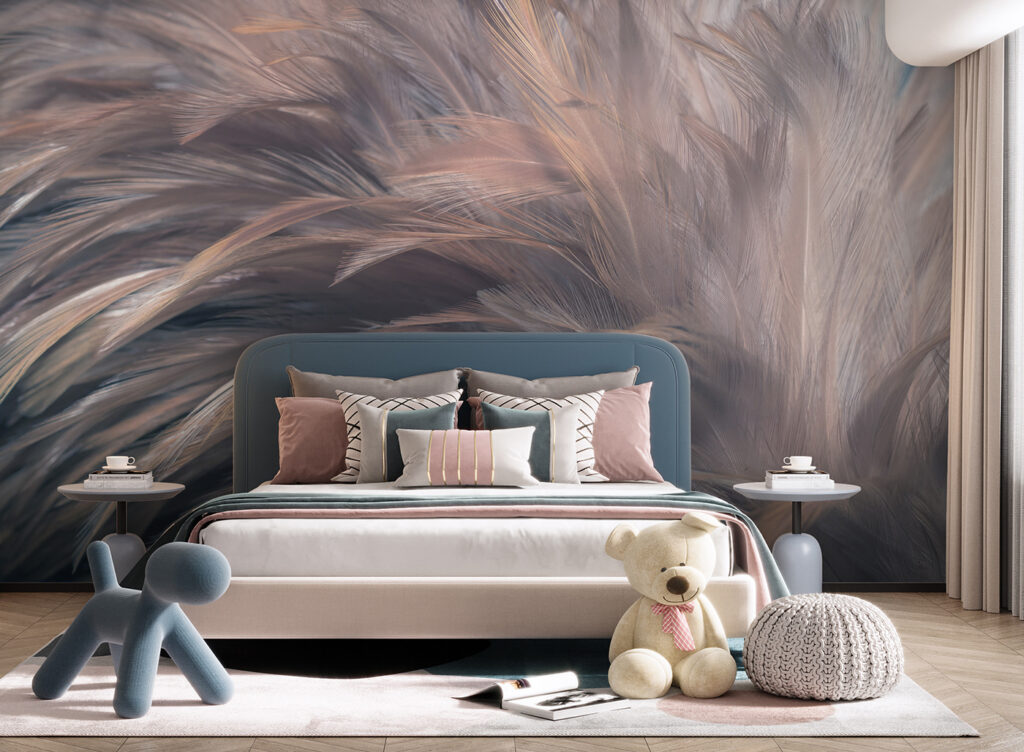 Plumas grises y rosadas — interior 2