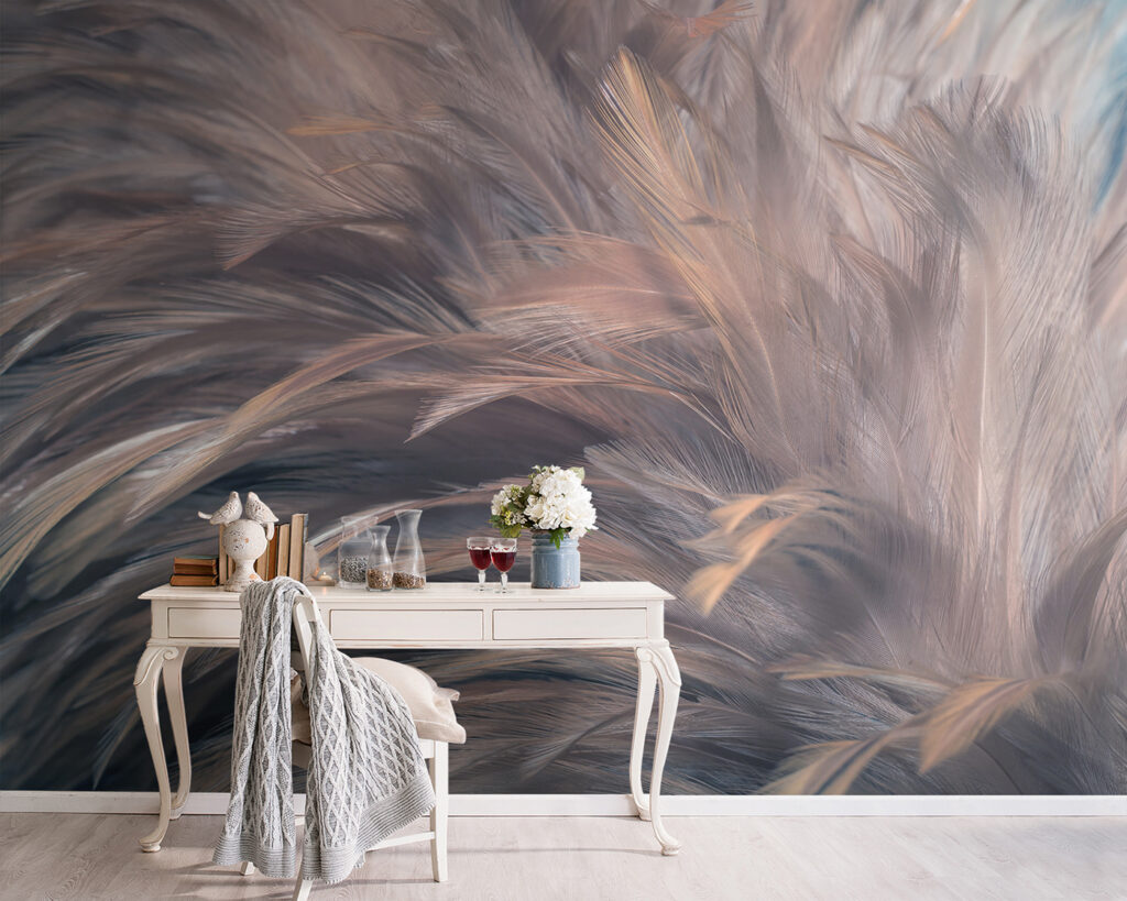 Plumas grises y rosadas — interior 5