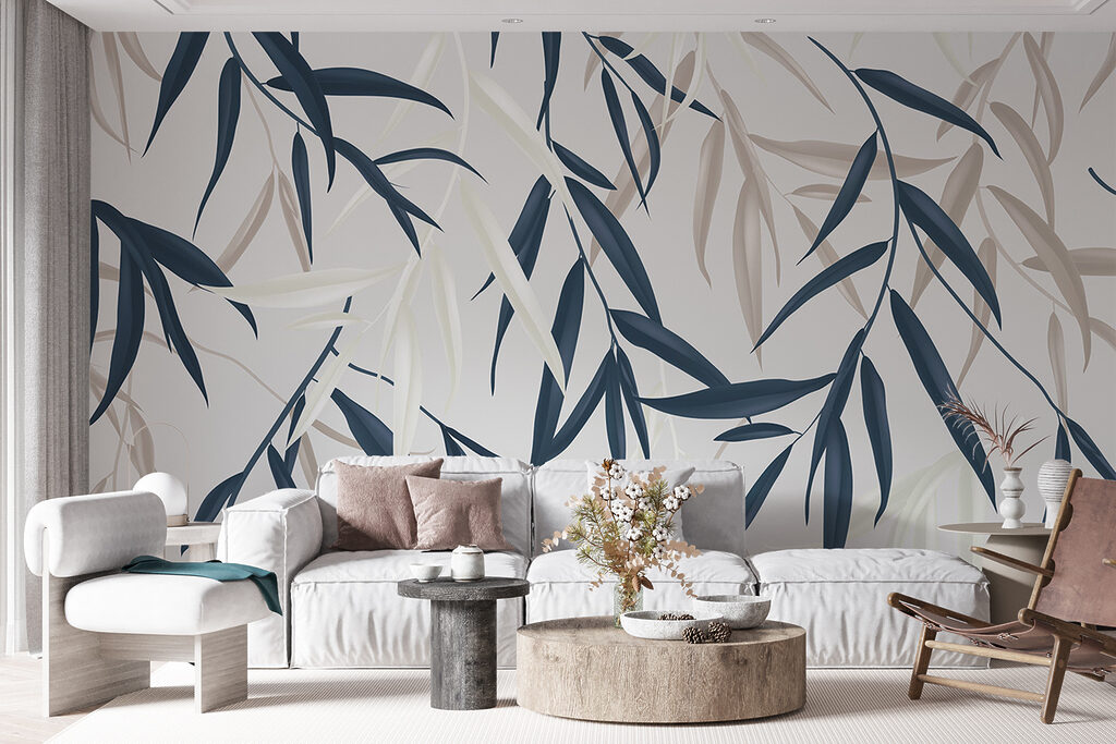 Ramas azules en movimiento — interior 4