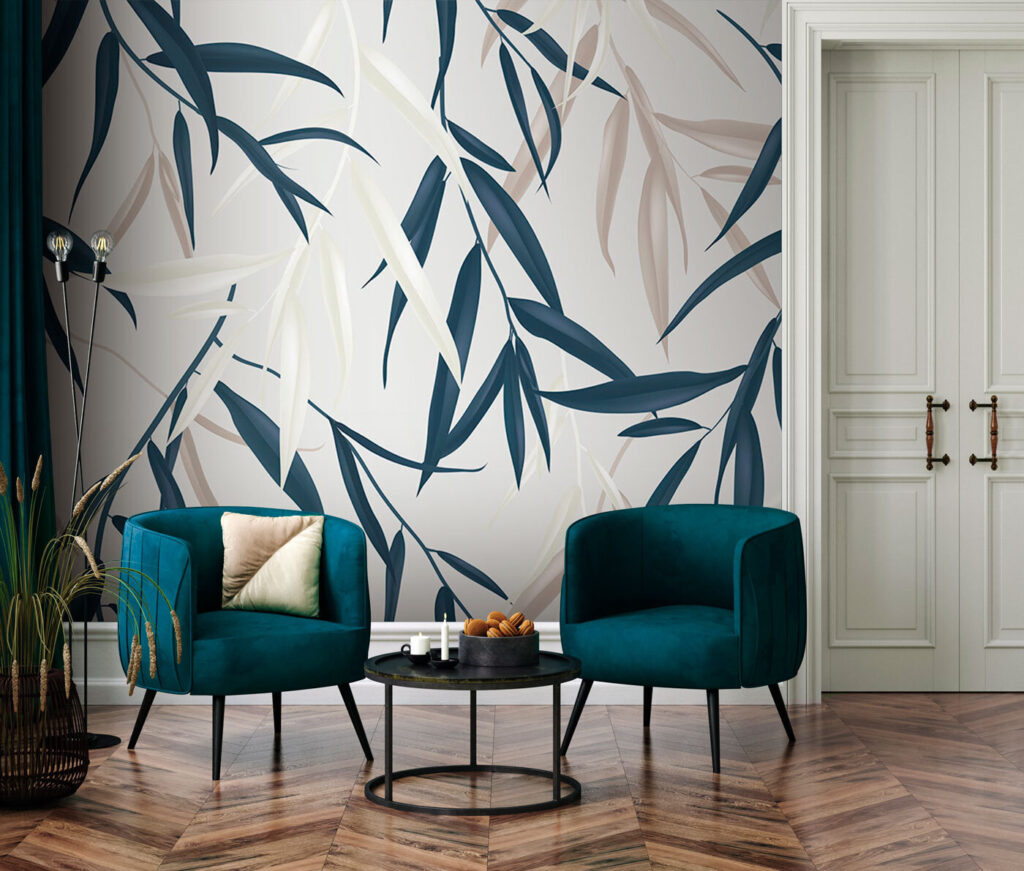 Ramas azules en movimiento — interior 2
