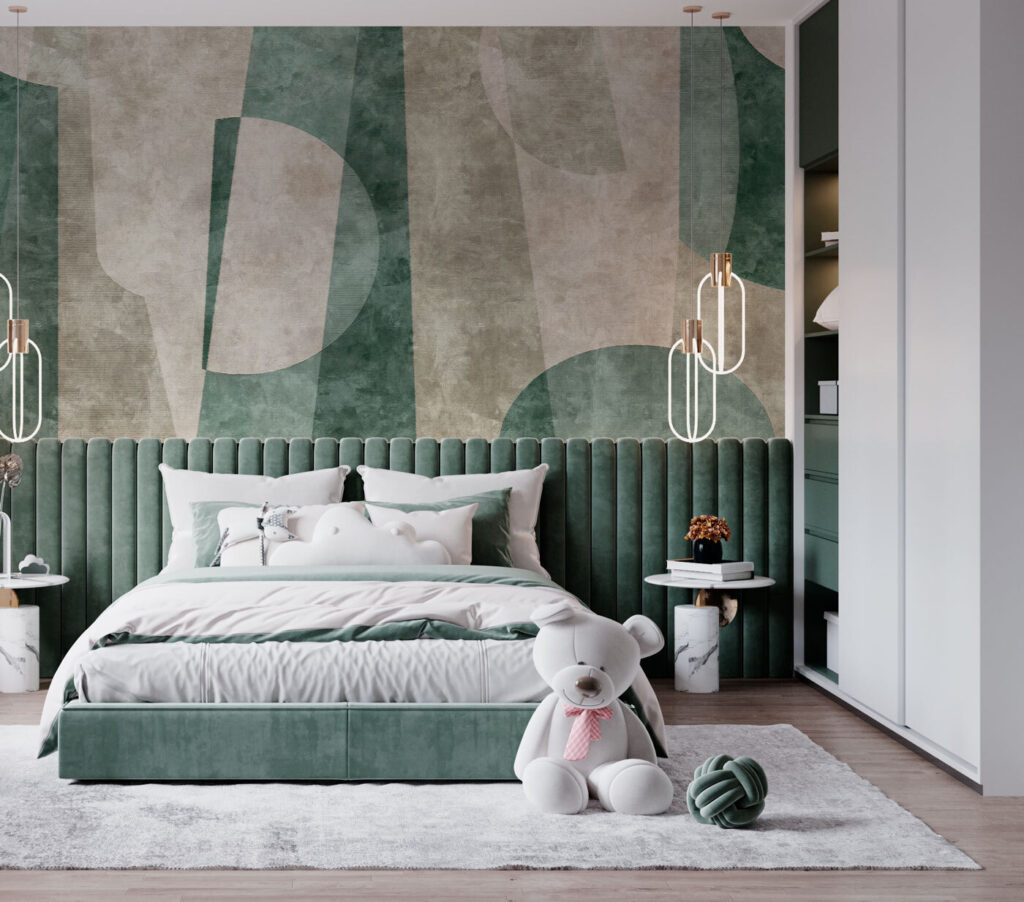 Curvas en tonos verdes — interior 2