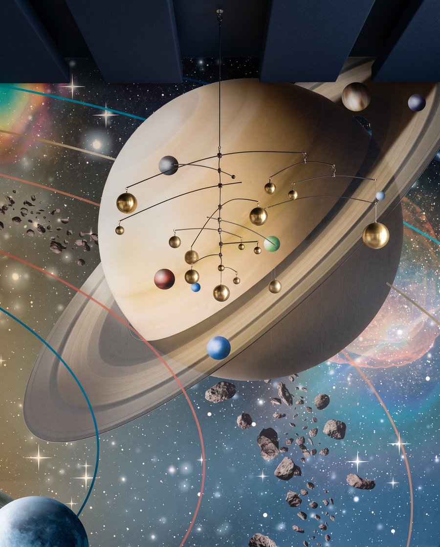 Planetas alrededor del sol — detalle