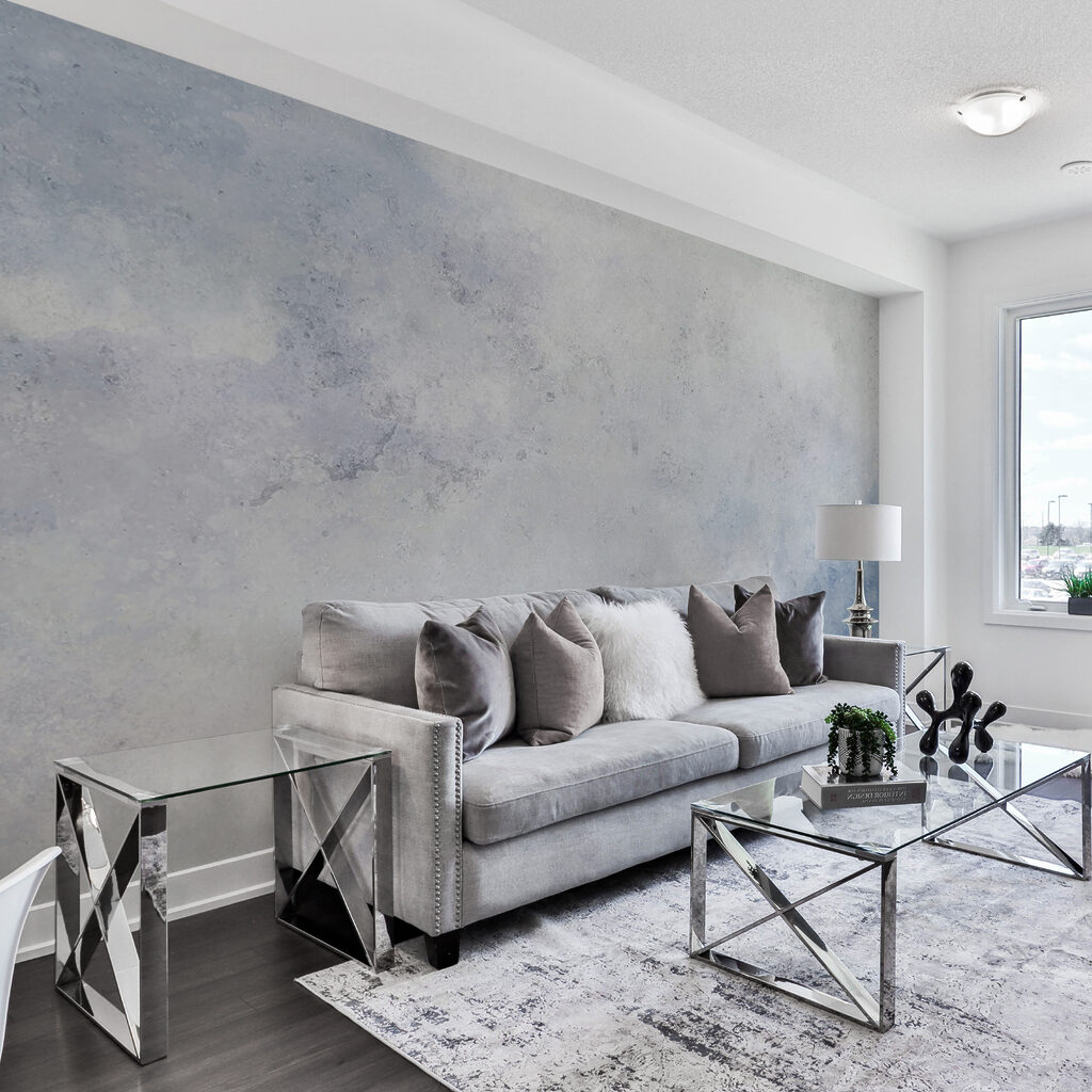 Neblina de pintura azul — interior 4