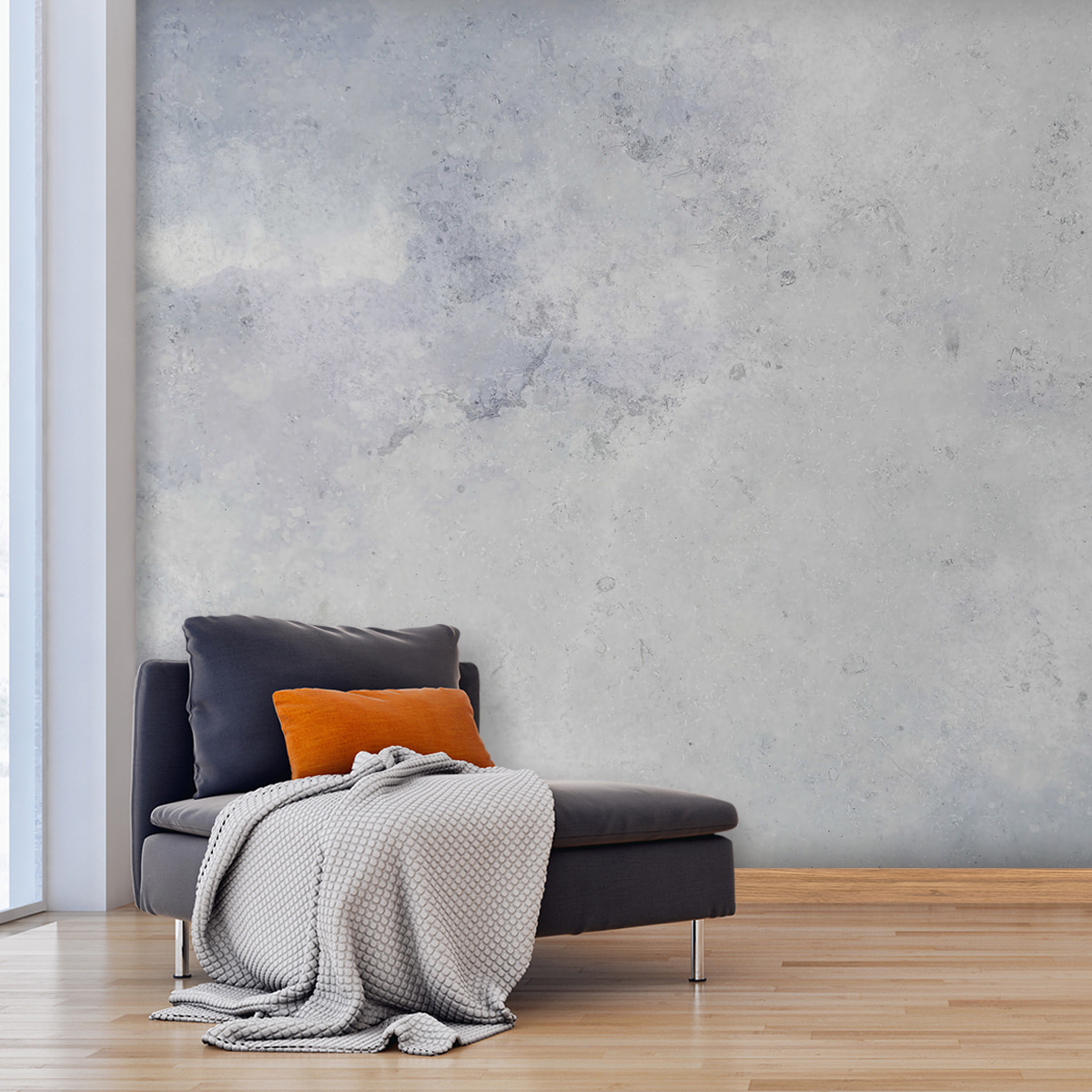 Neblina de pintura azul — interior 2