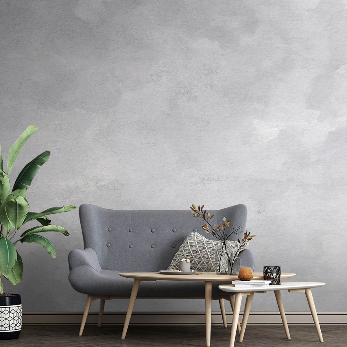 Nubes en gris claro — interior 1