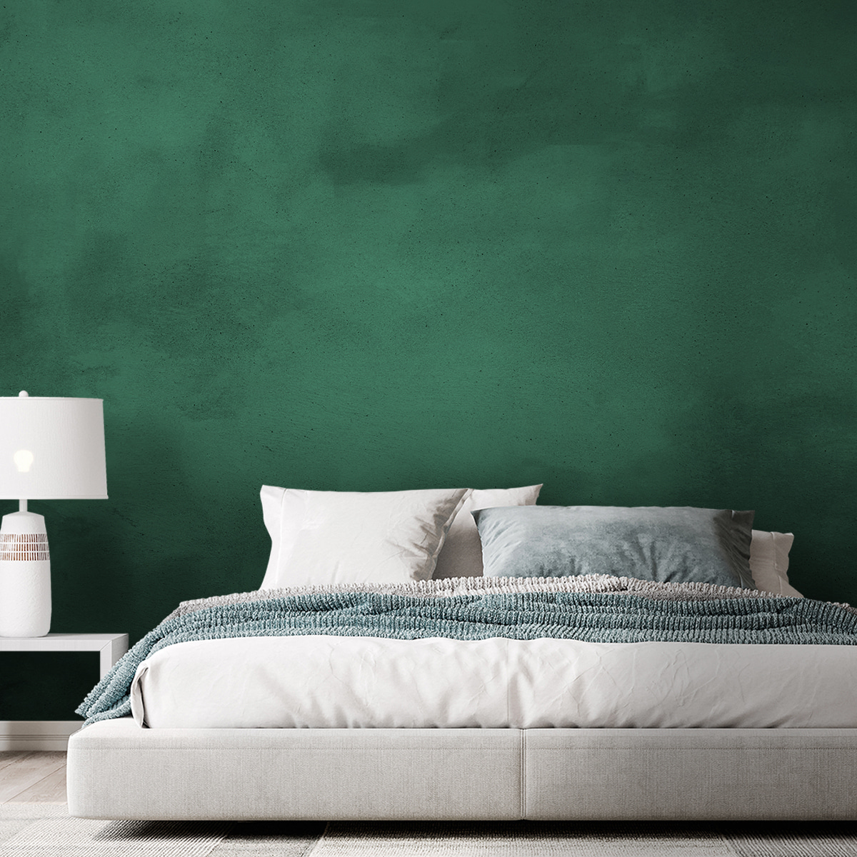 Niebla de pintura verde — interior 1