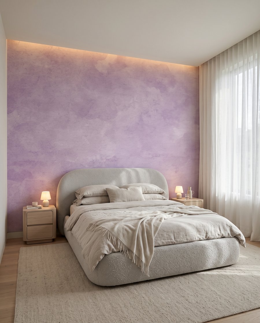 Nubes de color lila — interior 2