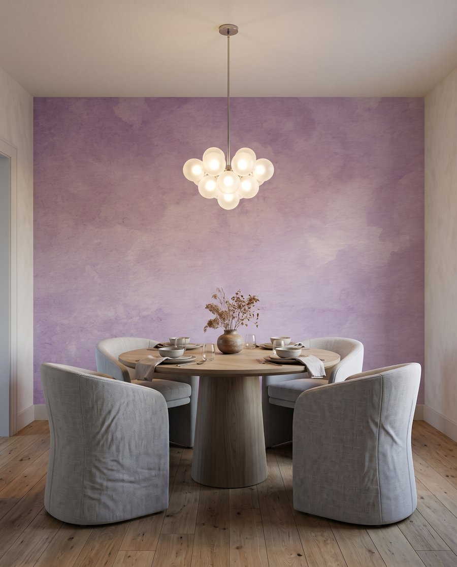 Nubes de color lila — interior 3