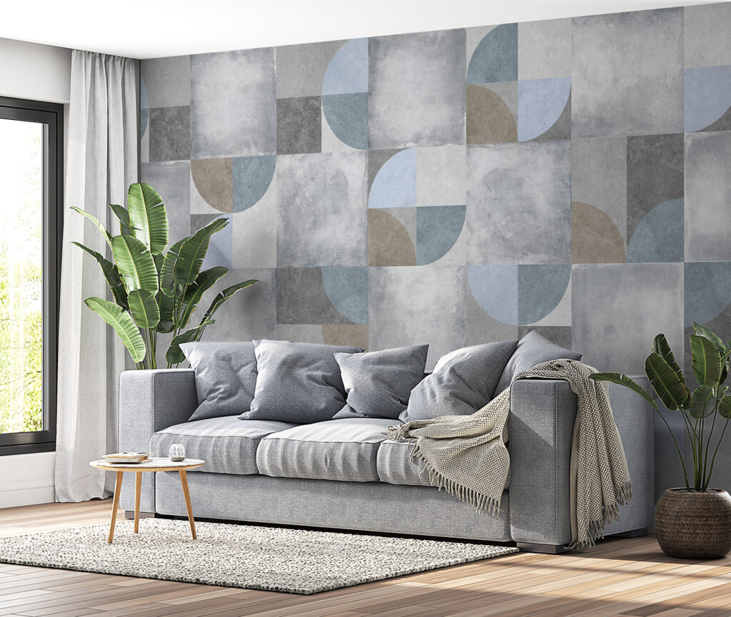 Baldosas de pintura gastada — interior 3