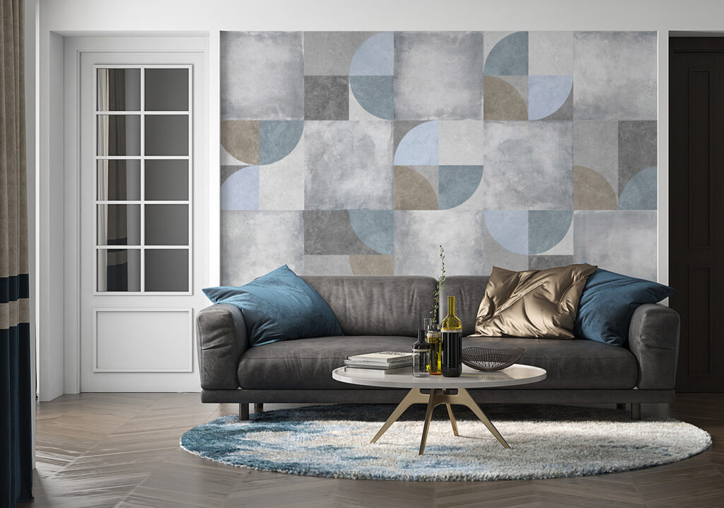 Baldosas de pintura gastada — interior 6