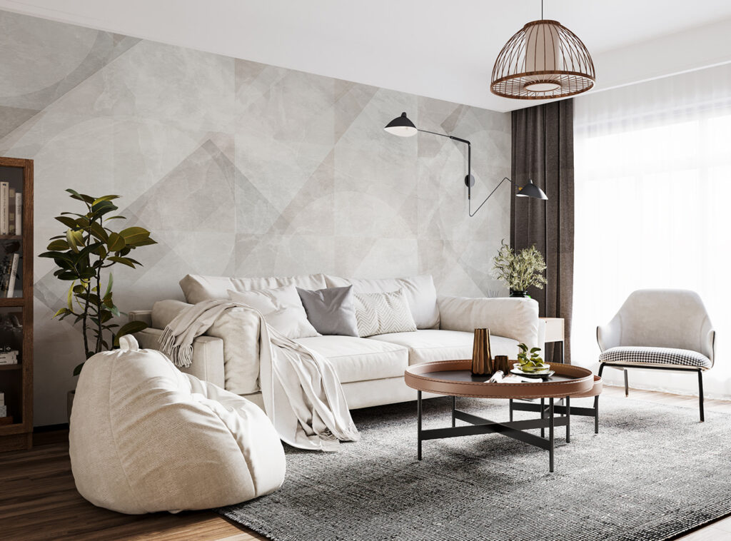 Formas grises superpuestas — interior 4