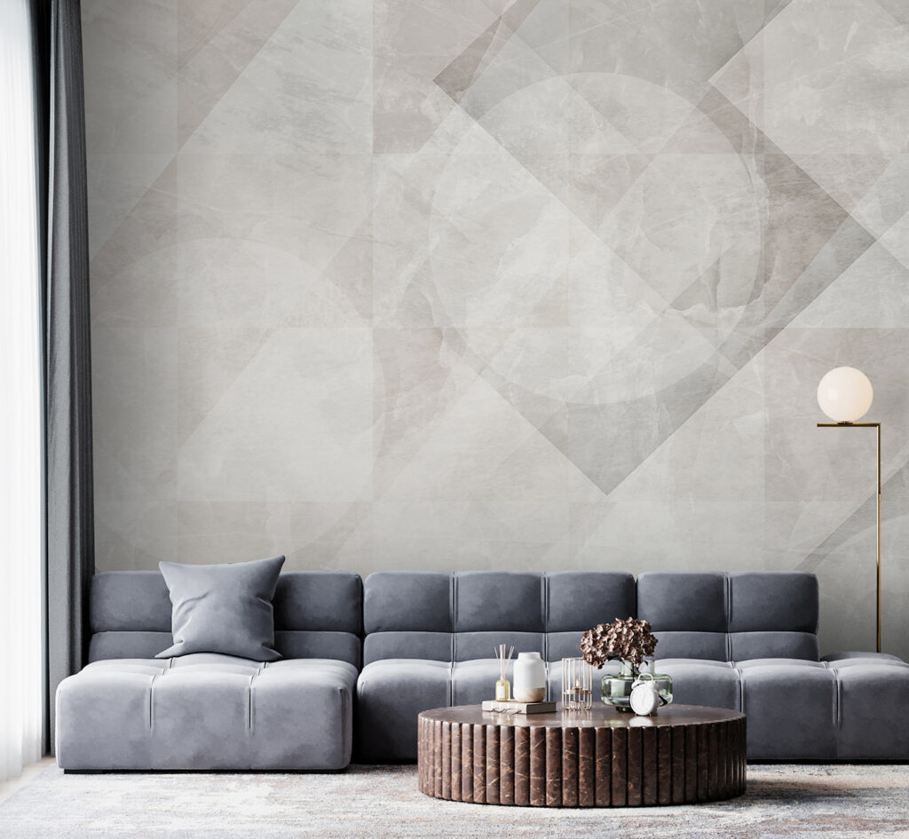 Formas grises superpuestas — interior 5