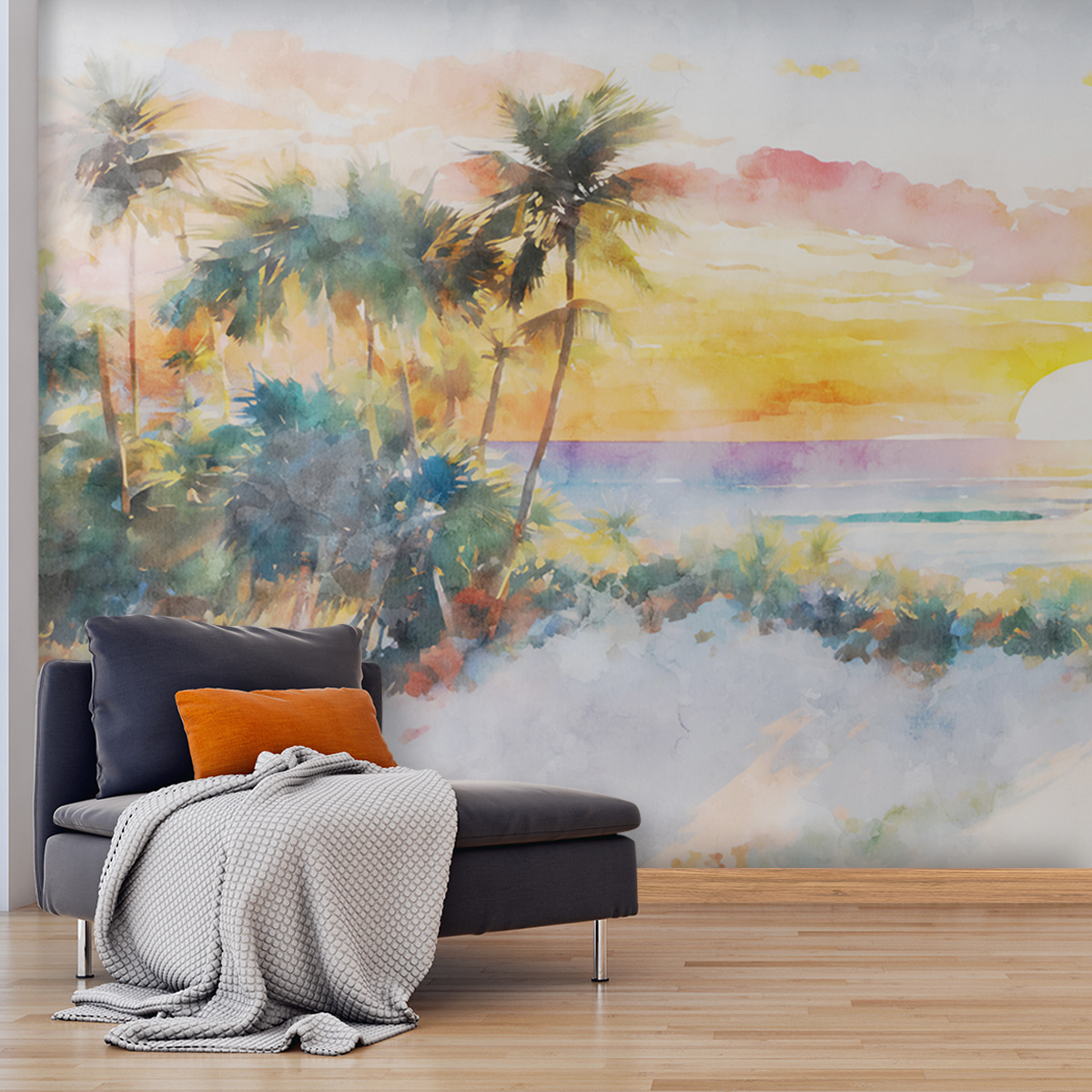 Palmeras junto al mar — interior 3