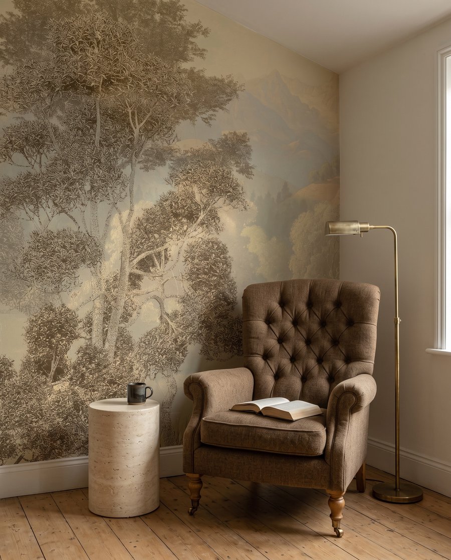 Bosque cálido con colinas — interior 5