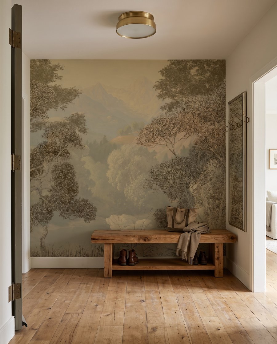 Bosque cálido con colinas — interior 6