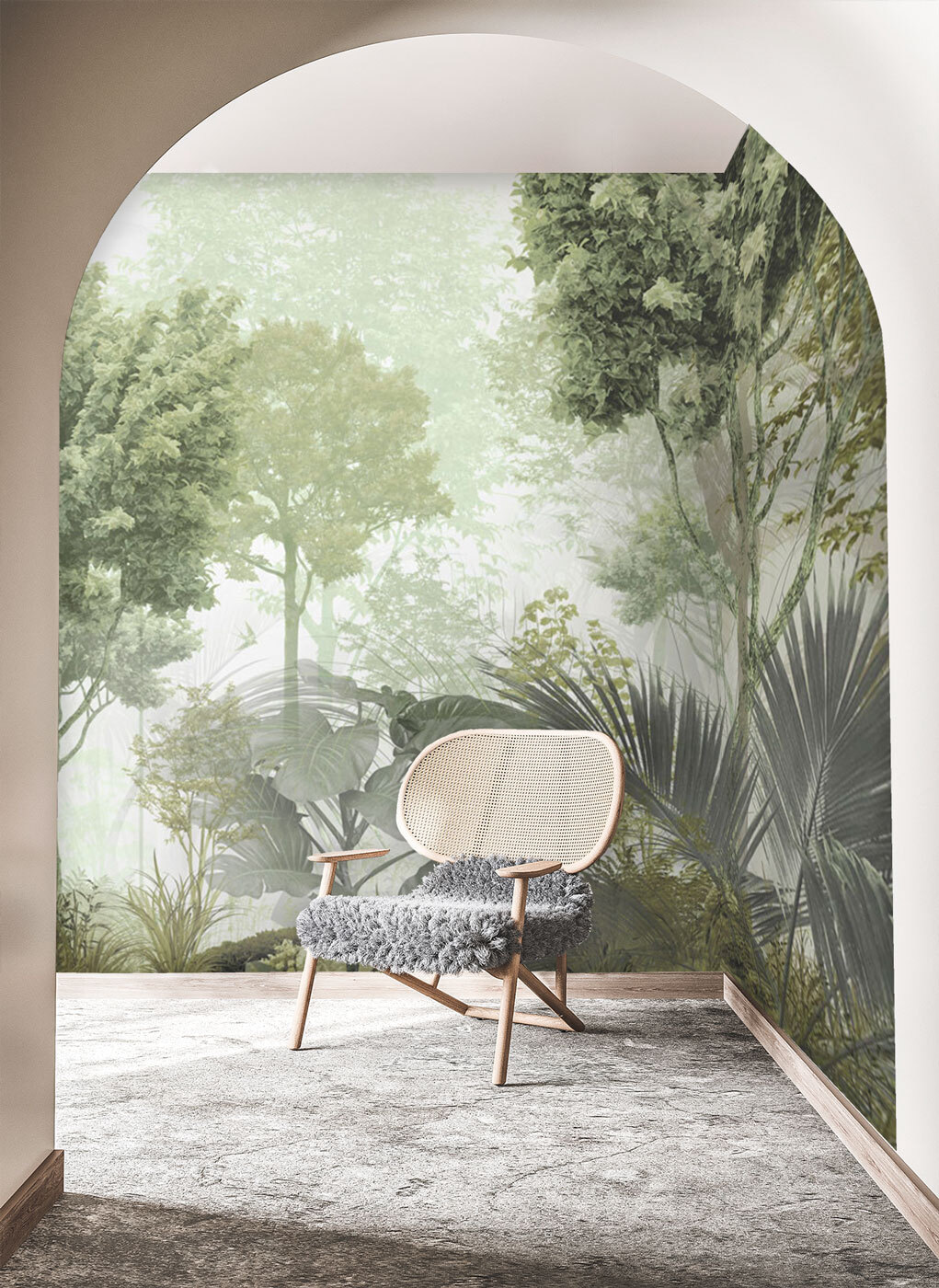 Bosque verde matinal — interior 5