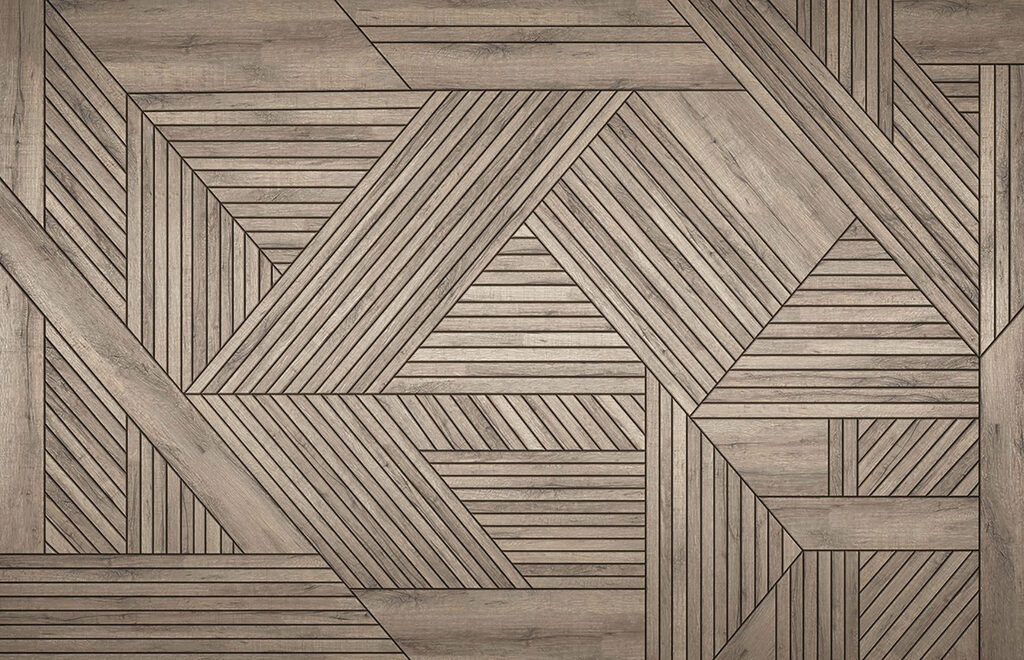 Geometría de listones — diseño completo