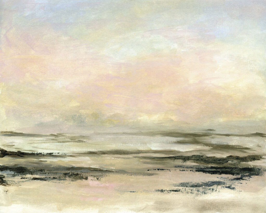 Mar bajo luz pintada — diseño completo