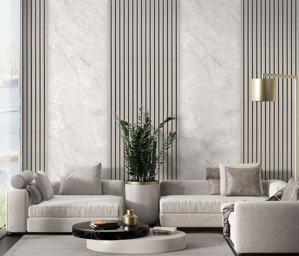 Paneles claros con rayas — interior 7