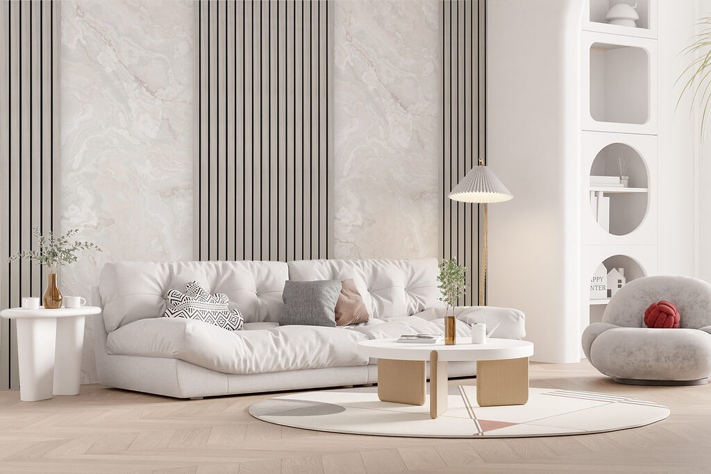 Paneles claros con rayas — interior 5
