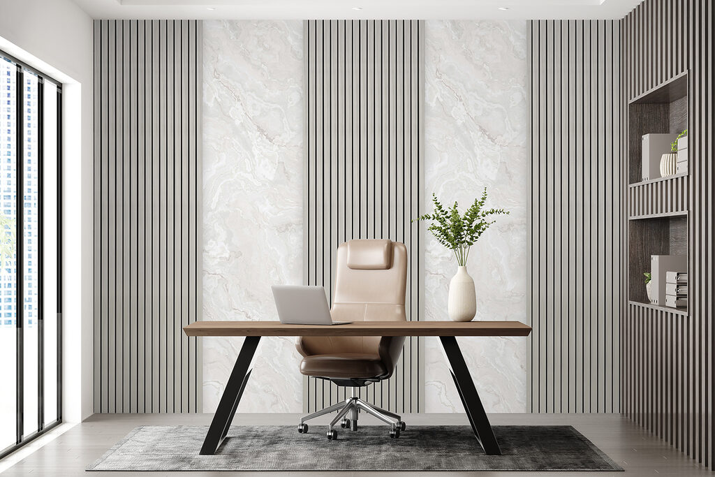 Paneles claros con rayas — interior 6