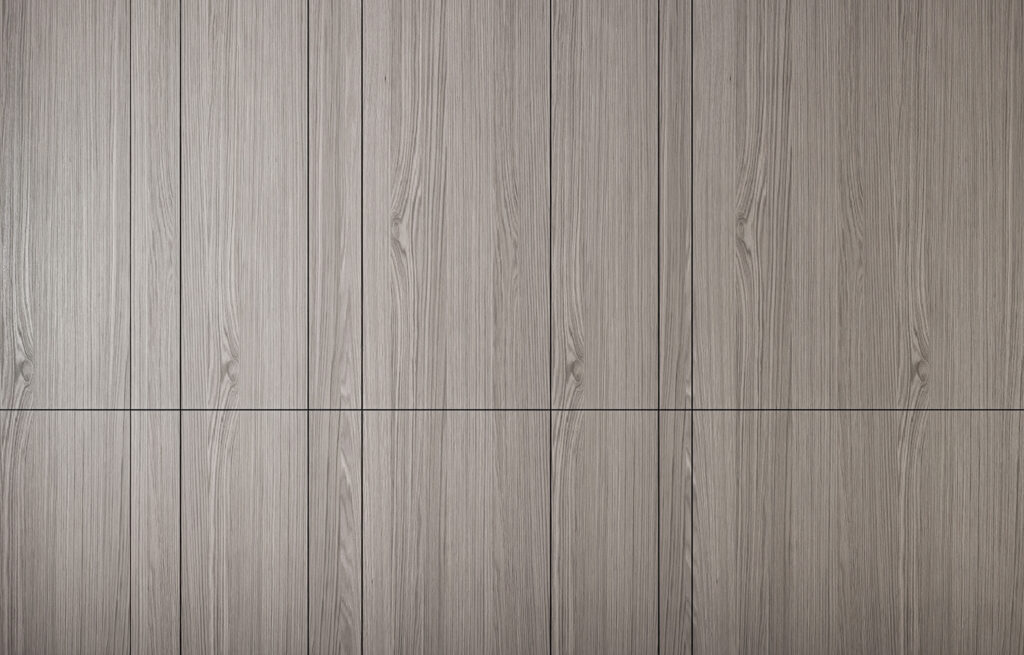 Paneles de madera grises — diseño completo