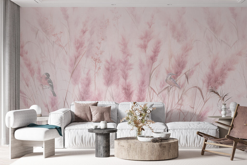 Penachos de hierba rosa — interior 4