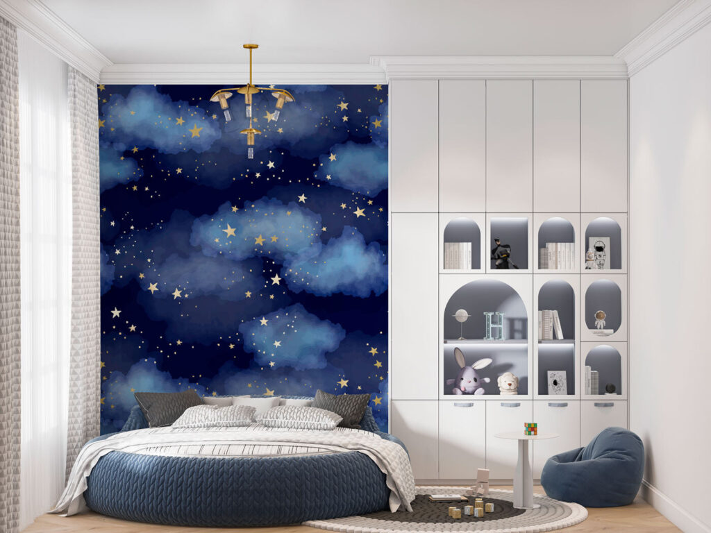 Nubes azules, estrellas doradas — interior 2