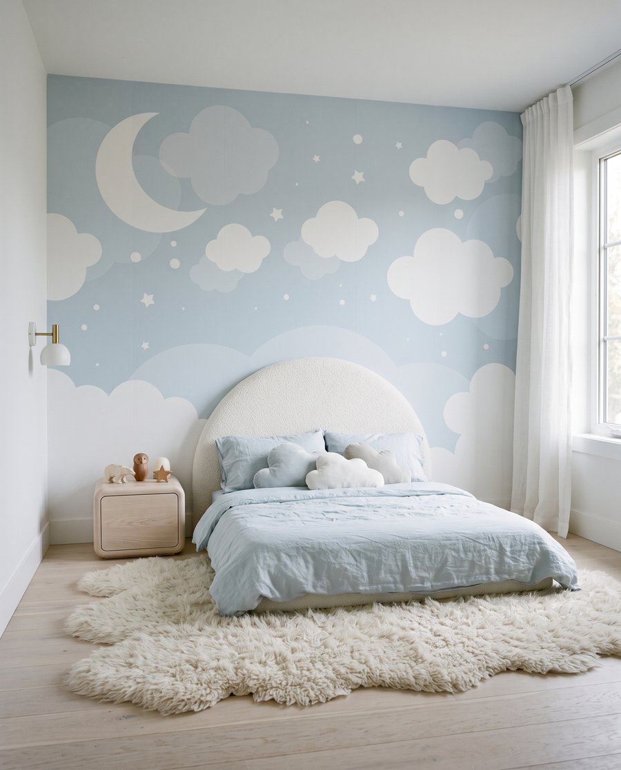Luna entre nubecitas azules — interior 2