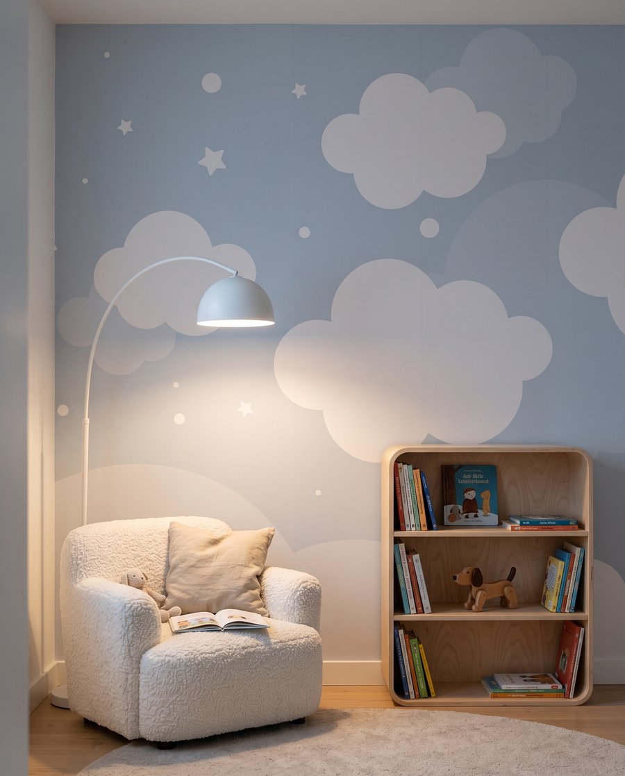 Luna entre nubecitas azules — interior 4