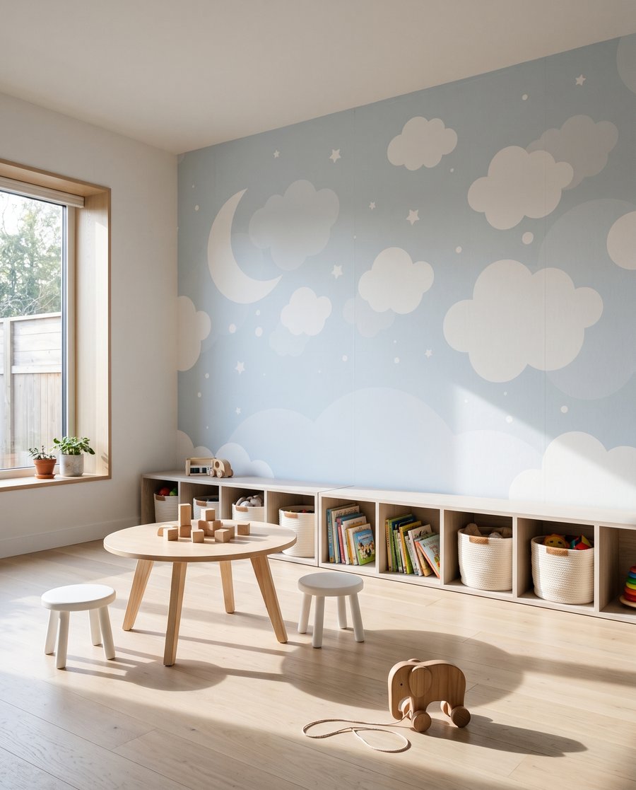 Luna entre nubecitas azules — interior 5