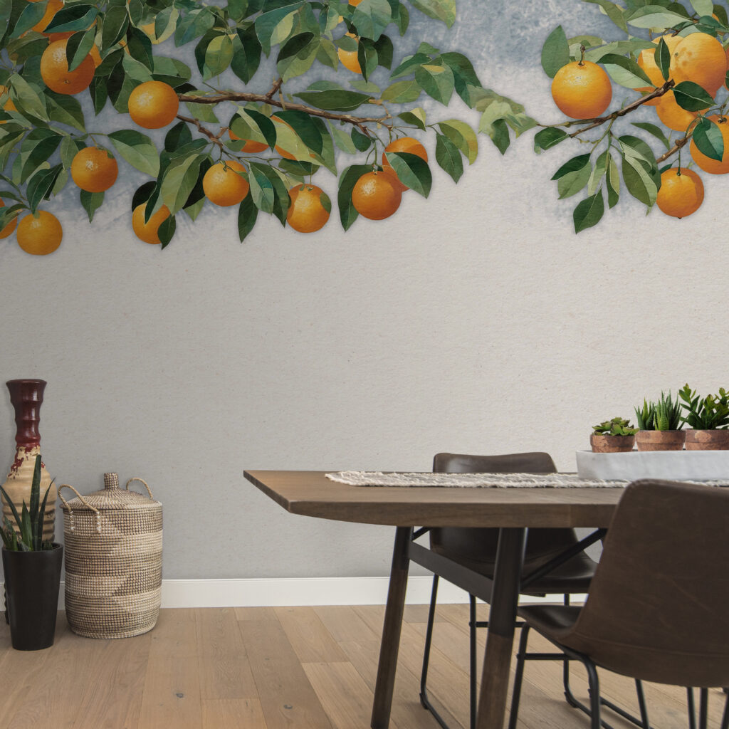 Ramas de naranjas — interior 2