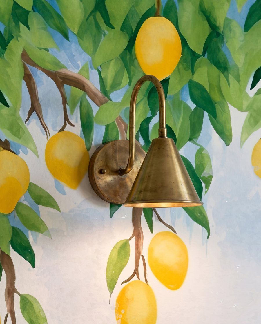 Limones sobre gris — detalle