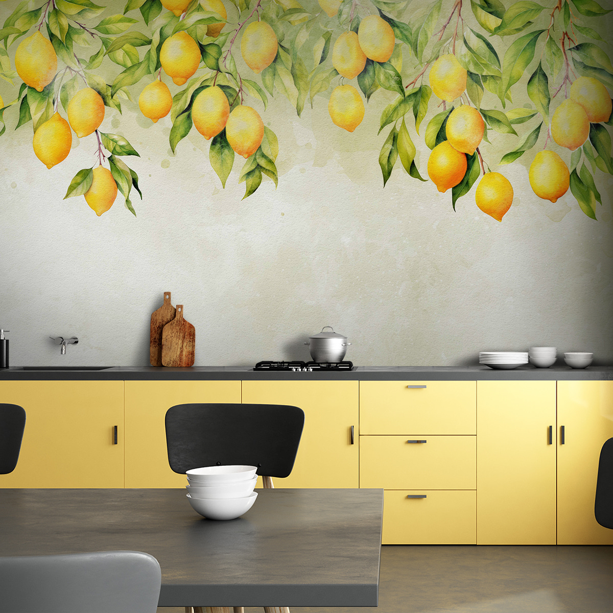 Limones con luz cálida — interior 2
