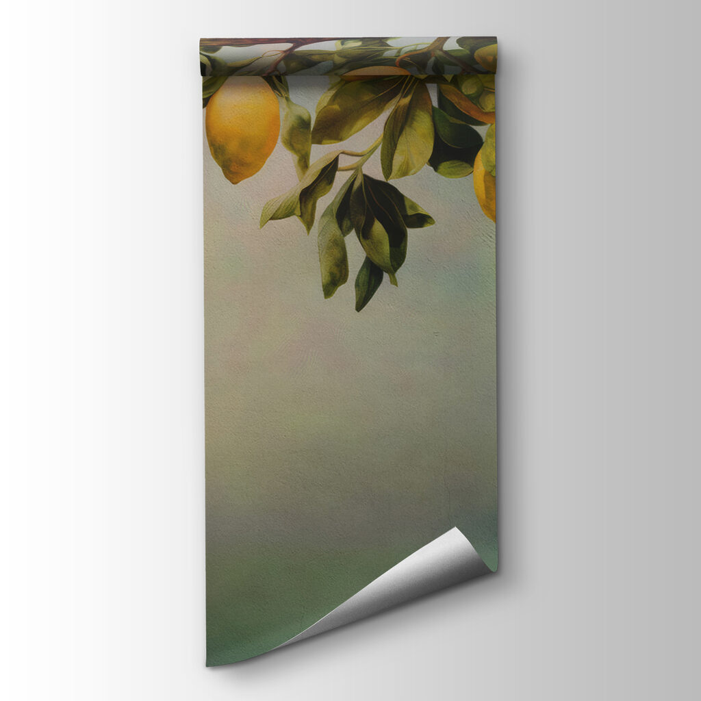 Limones en niebla pintada — vista del producto