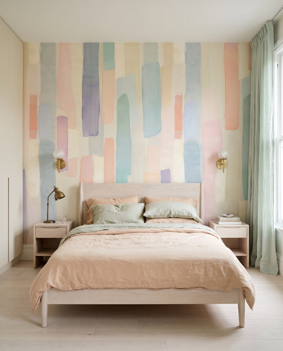 Trazos estrechos en pastel — interior 2