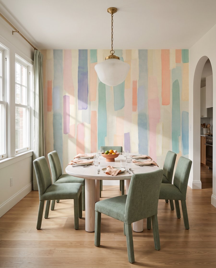 Trazos estrechos en pastel — interior 5