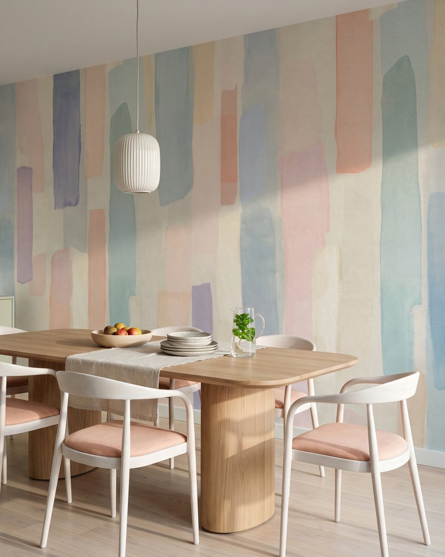 Trazos estrechos en pastel — interior 7