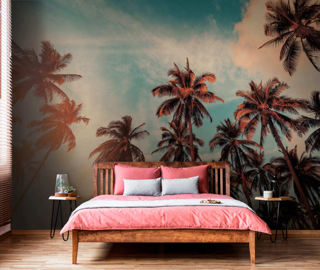 Palmeras al atardecer — interior 1