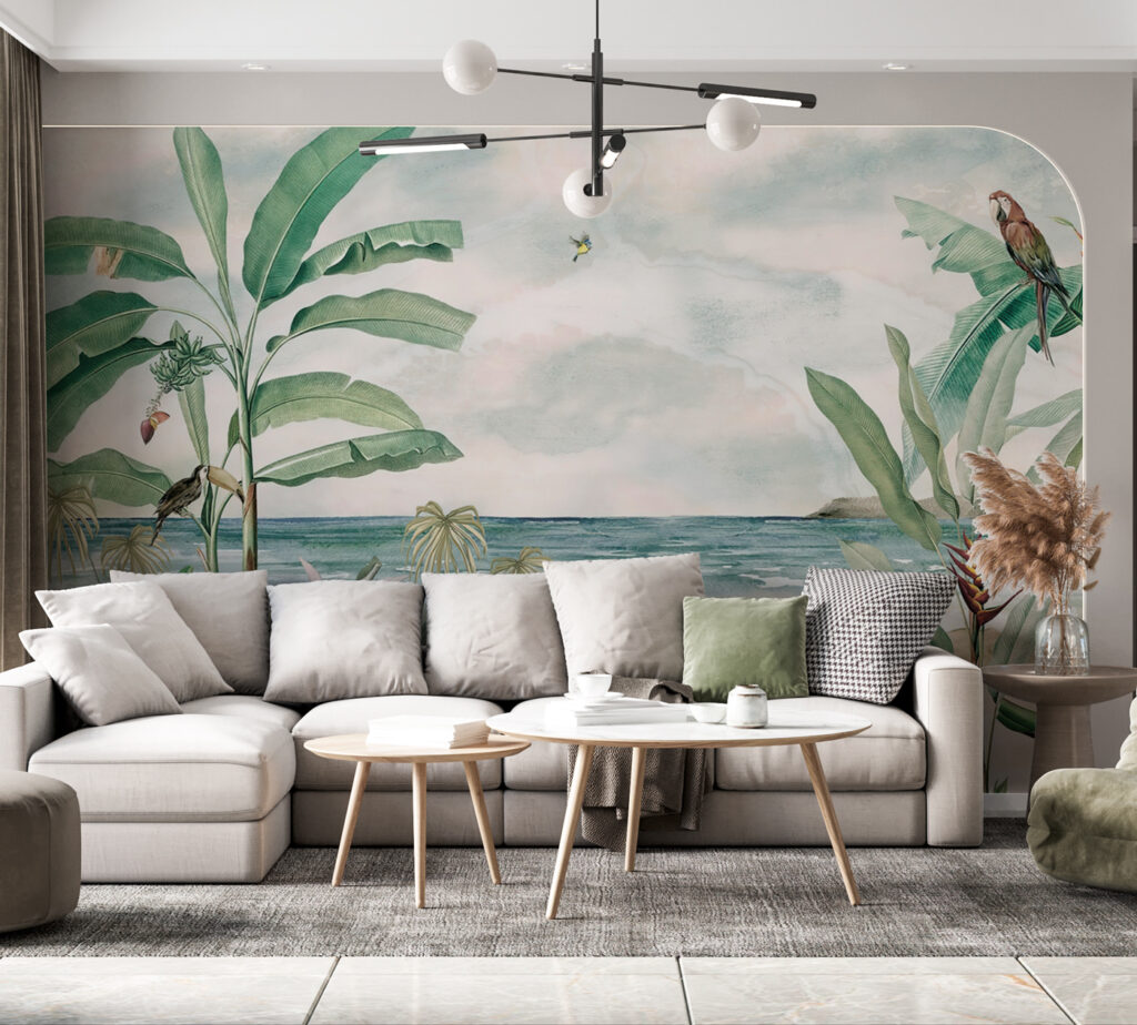 Plátanos junto al mar — interior 1