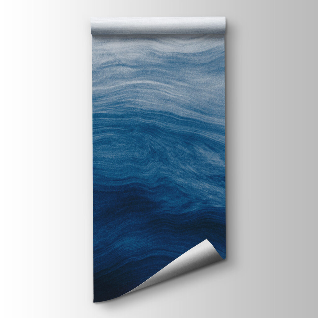 Capas azules en movimiento — vista del producto