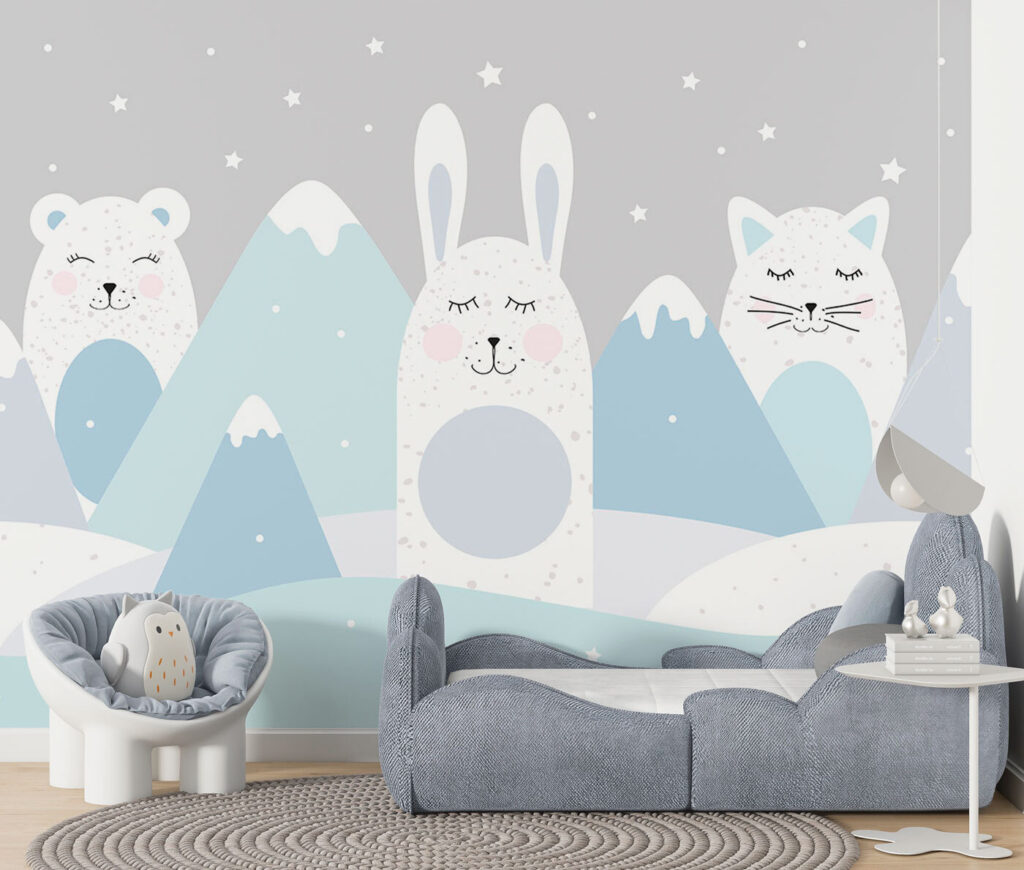 Amigos entre montañas nevadas — interior 3