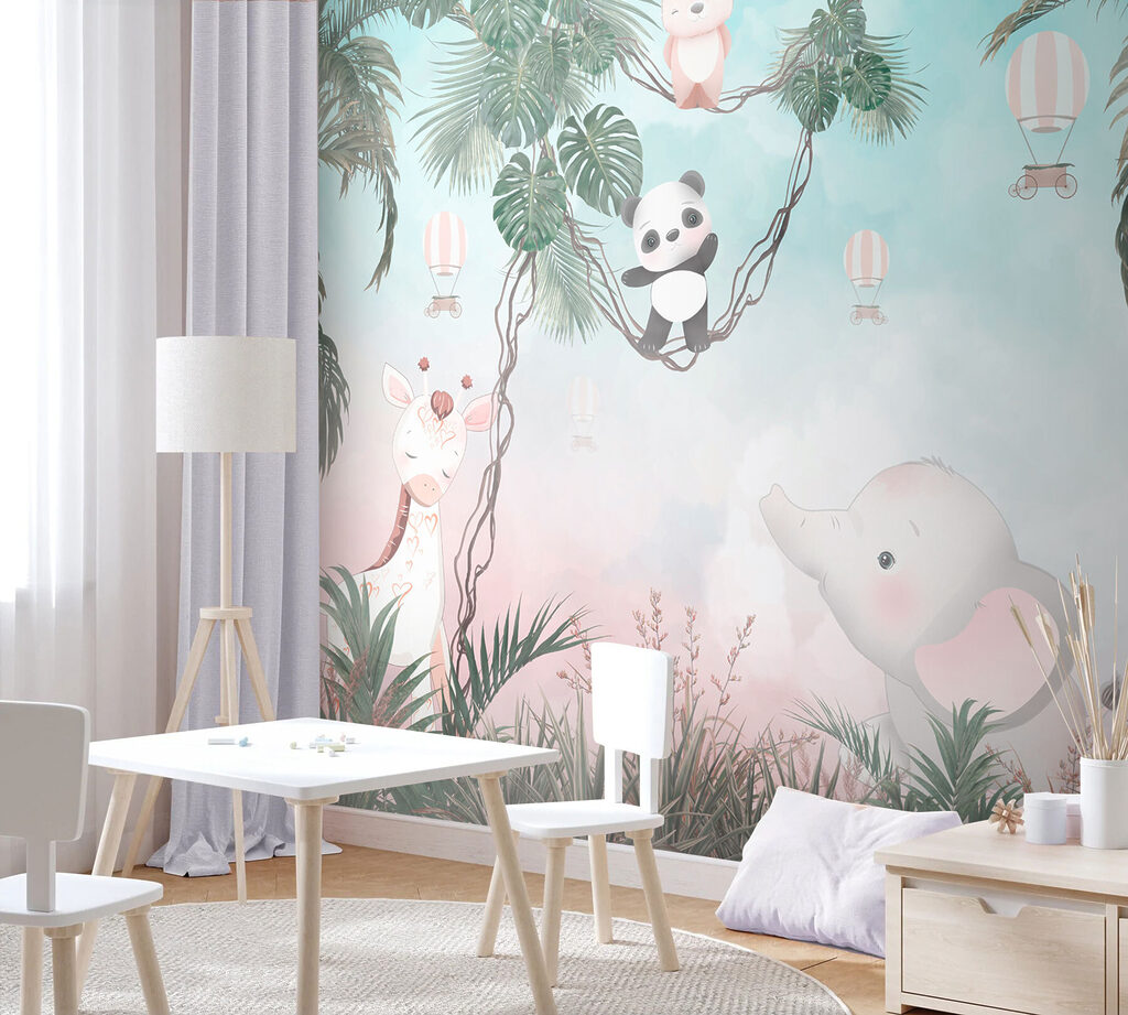 Animales bajo las palmas — interior 1