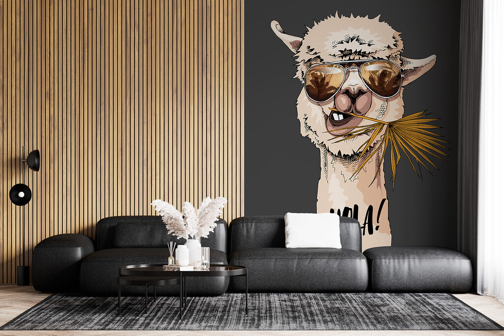 Llama con gafas — interior 4