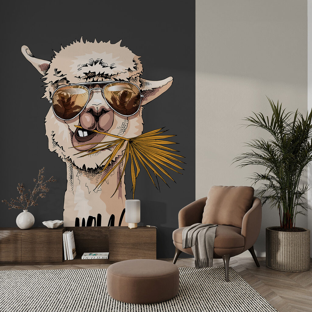 Llama con gafas — interior 5