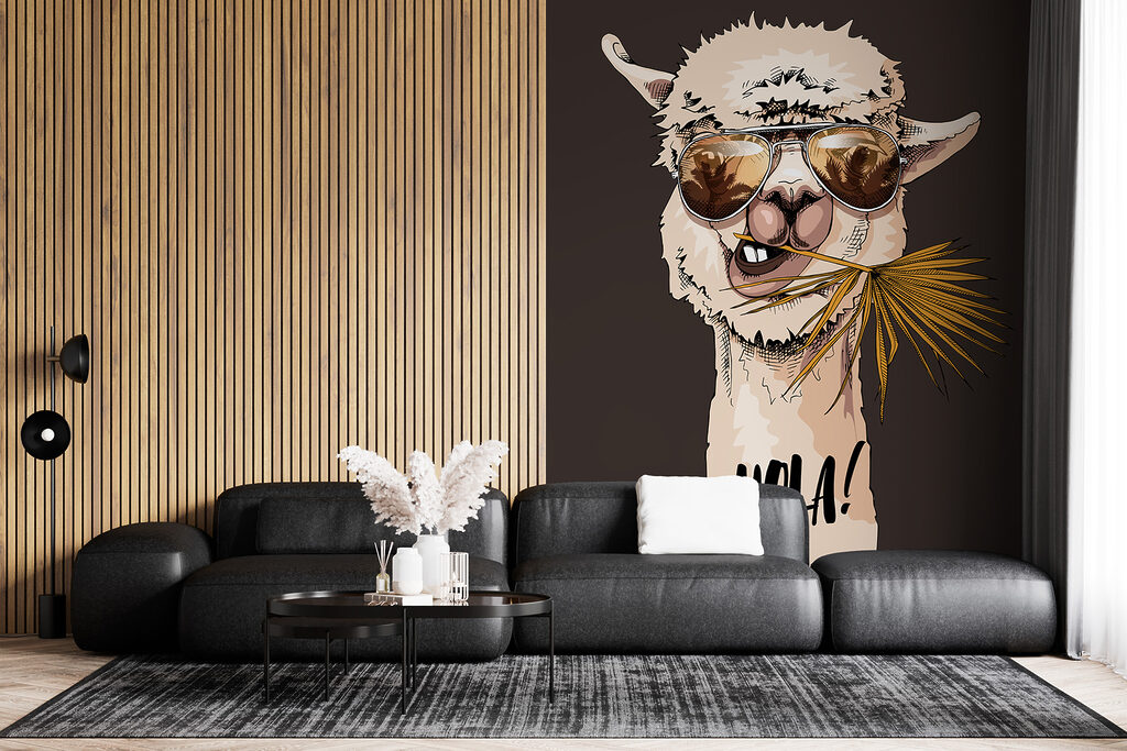 Llama con gafas — interior 4