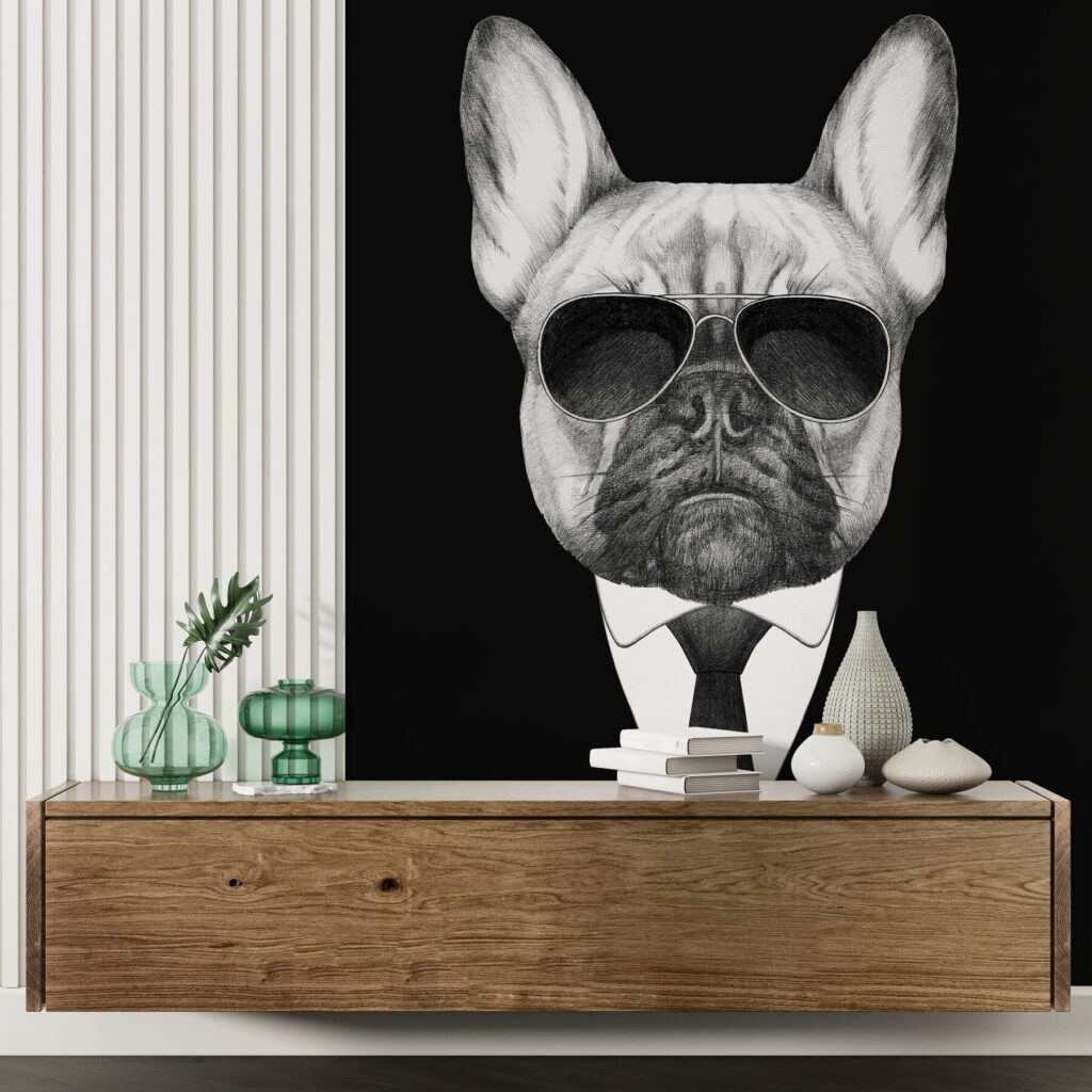 Bulldog con traje — interior 1