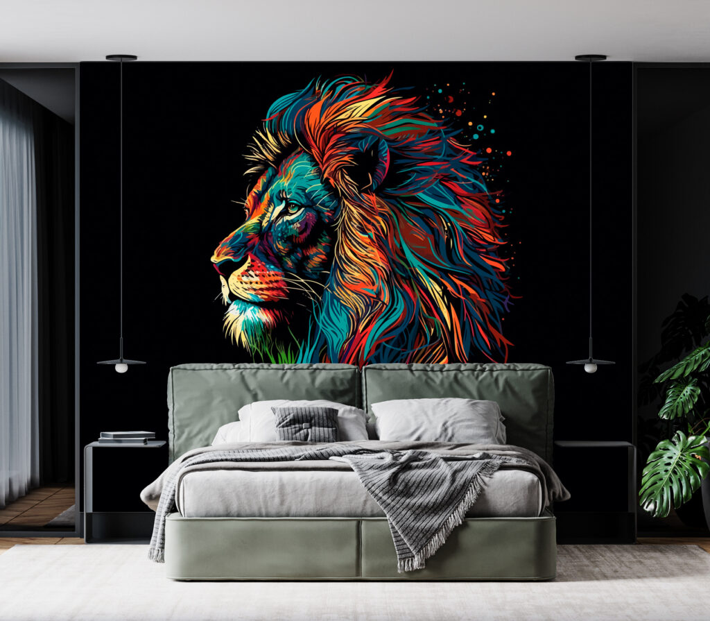 León de melena ardiente — interior 2